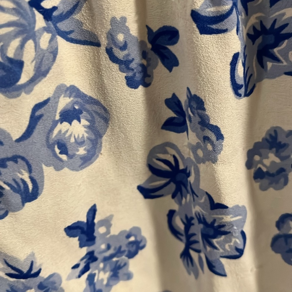Tolani - Midi Dress, Long sleeves (Blue, Light Blue & White), 3X NWT - Picture 3 of 9